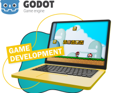Godot.  Основа создания легендарных игр - КИБЕРшкола программирования для детей, компьютерные курсы для школьников, начинающих и подростков - KIBERone г. Бугульма