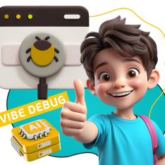 Тестирование & Vibe Debug. Охотники за багами - КИБЕРшкола программирования для детей, компьютерные курсы для школьников, начинающих и подростков - KIBERone г. Бугульма