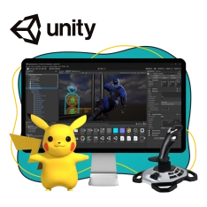 Мир игр на Unity 2D на популярном движке + AI-помощники - КИБЕРшкола программирования для детей, компьютерные курсы для школьников, начинающих и подростков - KIBERone г. Бугульма