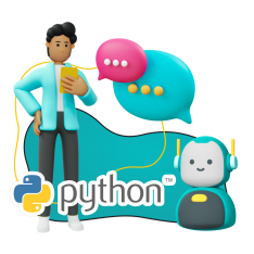 Умный чат-бот на Python - КИБЕРшкола программирования для детей, компьютерные курсы для школьников, начинающих и подростков - KIBERone г. Бугульма