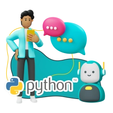 Умный чат-бот на Python на Telegram - КИБЕРшкола программирования для детей, компьютерные курсы для школьников, начинающих и подростков - KIBERone г. Бугульма