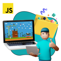 Программирование на JavaScript. Учимся создавать игры! - КИБЕРшкола программирования для детей, компьютерные курсы для школьников, начинающих и подростков - KIBERone г. Бугульма